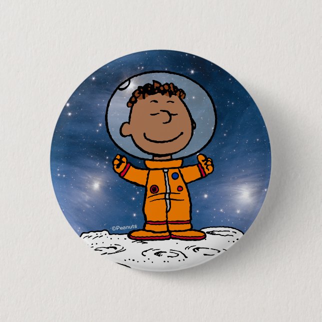 SPACE | Franklin Astronaut 6 Cm Round Badge (Front)