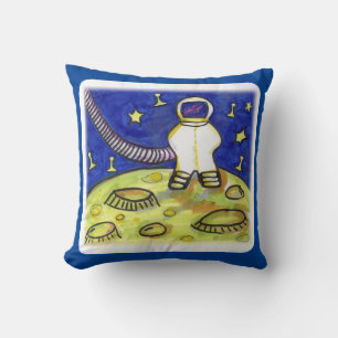 Space Fun Astronaut Board Game Art Cushion