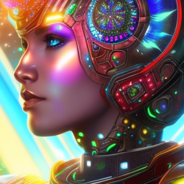 Space Futuristic Beautiful color T-Shirt (Creator Uploaded)