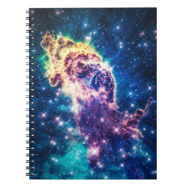 Space Galaxy Colossal Nebula Notebook (Front)