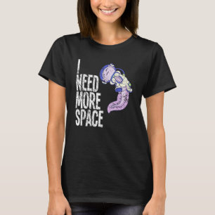 Space Galaxy Flying Axolotl Spacesuit Salamander S T-Shirt