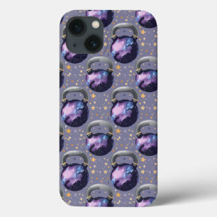 Space Galaxy Kettlebell iPhone 13 Case