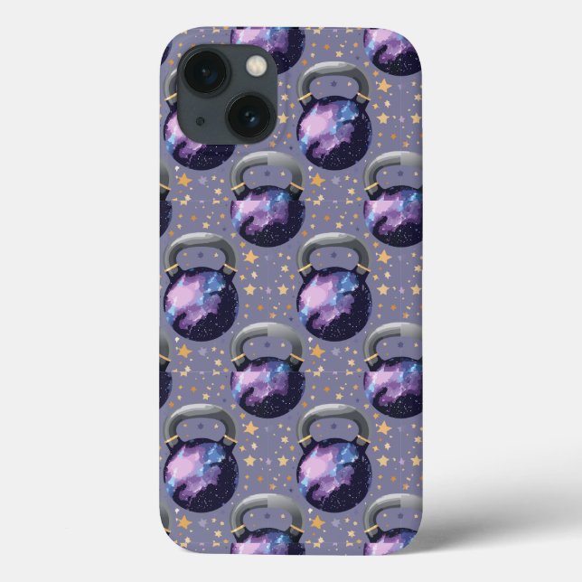 Space Galaxy Kettlebell Case-Mate iPhone Case (Back)