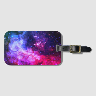 Space/galaxy luggage tag