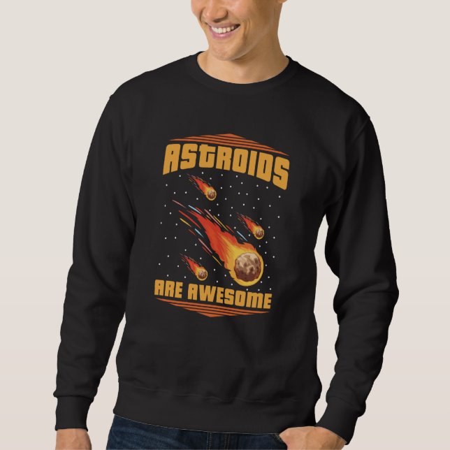 Space Galaxy Nebula Orbit Solar System Astroid Red Sweatshirt (Front)