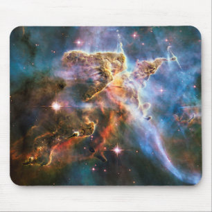 Space galaxy nebula. Universe stars. Hubble NASA Mouse Pad