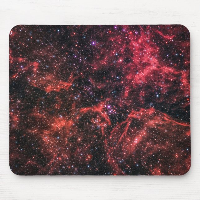 Space Galaxy Red Galaxy Mouse Pad (Front)