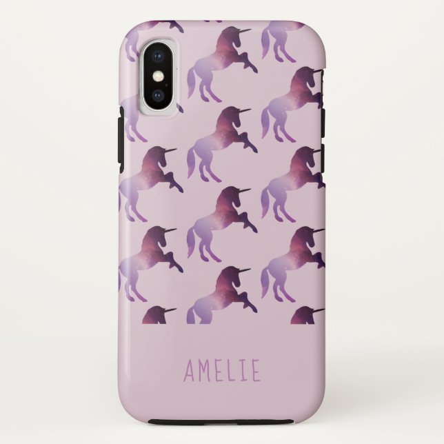 Space galaxy unicorn Case-Mate iPhone case (Back)