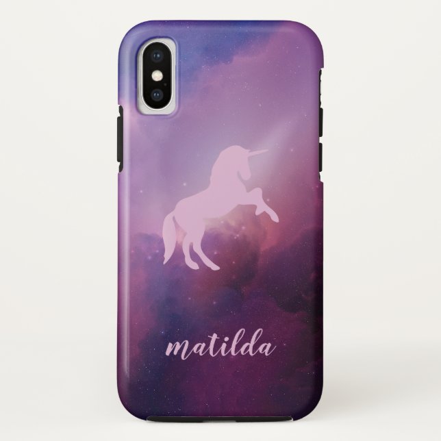 Space galaxy unicorn Case-Mate iPhone case (Back)