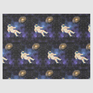 Space Galaxy with Astronaut Tissue Paper