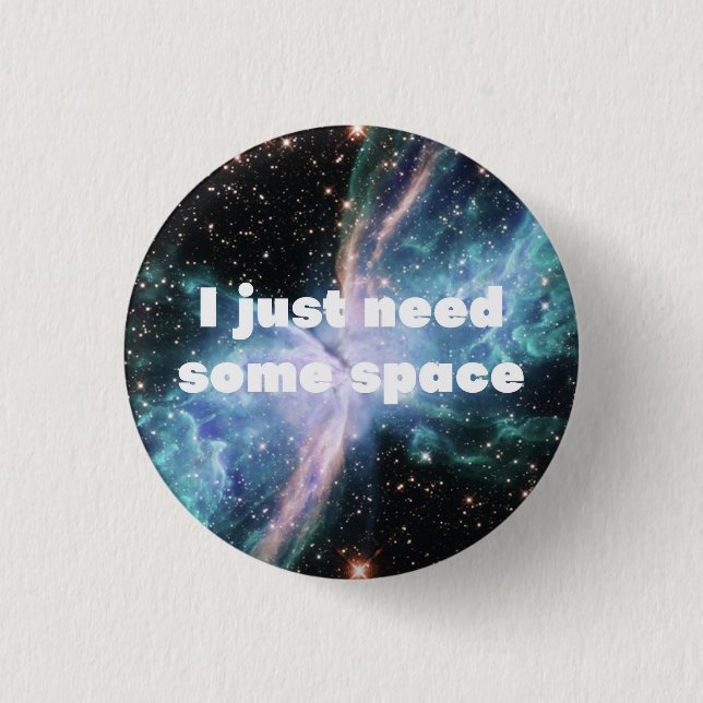 Space Geek Button (Front)