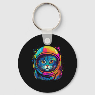 Space Gifts Cat Mum Cat Dad Men Women Kids Astrona Key Ring