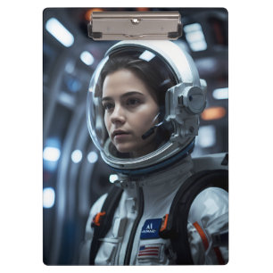 Space Girl v1 Clipboard