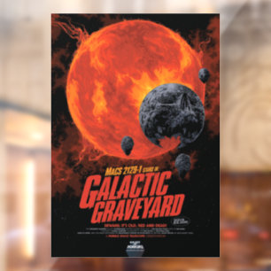 Space Graveyard Skull Halloween Galaxy of Horrors