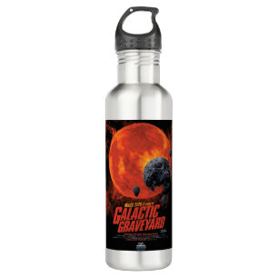 Space Graveyard Skull Halloween Galaxy of Horrors 710 Ml Water Bottle