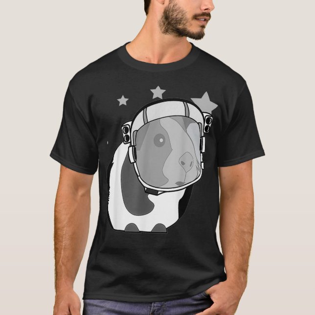 Space Guinea Pig  T-Shirt (Front)