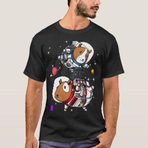 Space Guinea Pigs Astronauts Cosmic Cavy Pet T-Shirt