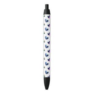 Space Hearts Black Ink Pen