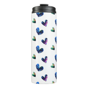 Space Hearts Thermal Tumbler
