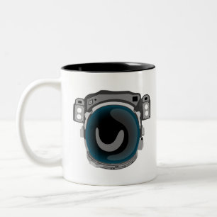 Space Helmet Two-Tone Coffee Mug