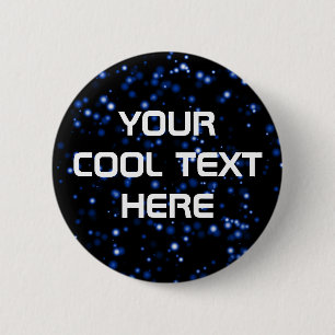 "Space Hike" Template 6 Cm Round Badge