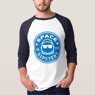 Space Hipsters® Men's Logo 3/4 Sleeve Jersey Shirt