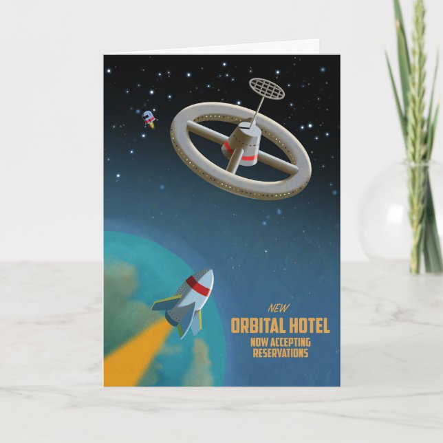 Space Hotel Card (Front)