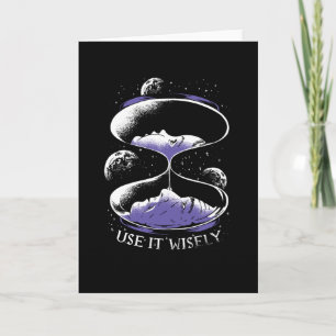 Space Inspirational Hourglass Life Gift Card