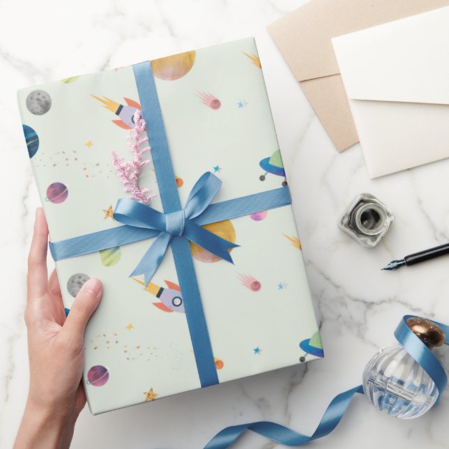 Space invaders wrapping paper (Gifting)