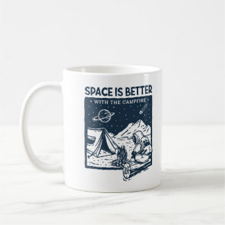 Space is Better with the Campfire Coffee Mug