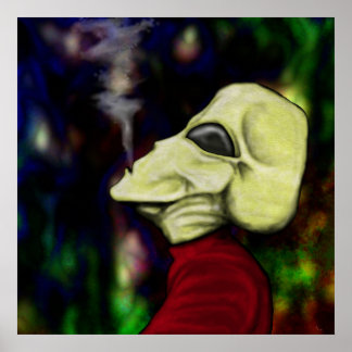 "Space is Full of Smoke..." Poster