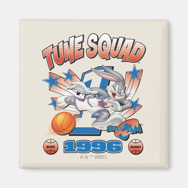 SPACE JAM™ BUGS BUNNY™ #1 Basketball Graphic Magnet (Front)