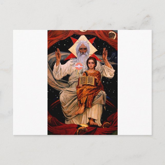 Space Jesus Postcard (Front)