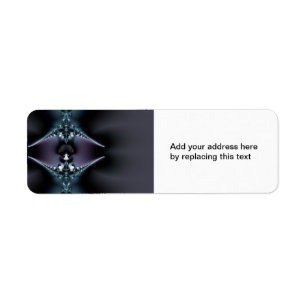 Space Jewellery Return Address Label