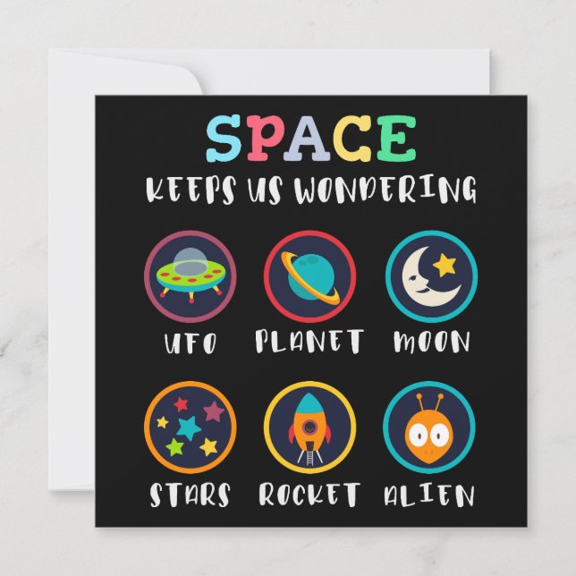 Space keeps us wondering (Front)