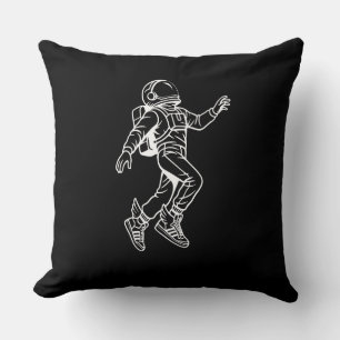 Space Kicks: Winged Astronaut Flight Cushion