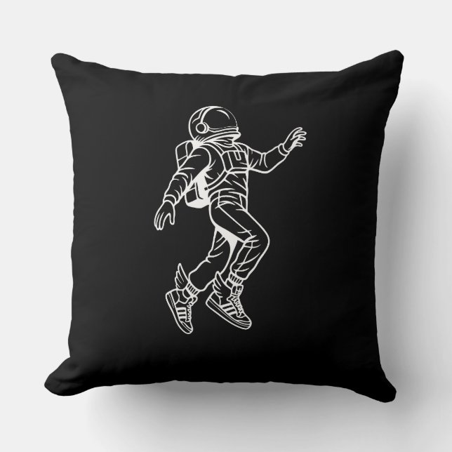 Space Kicks: Winged Astronaut Flight Cushion (Front)
