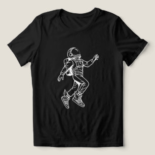 Space Kicks: Winged Astronaut Flight Tri-Blend Shirt