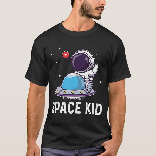 Space Kid I Kids Rocket  1 T-Shirt (Front)