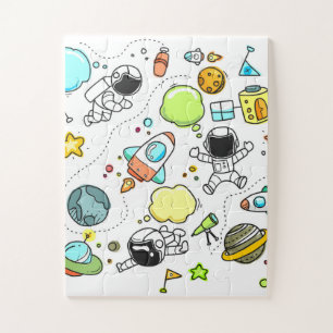 Space Kids Fun Jigsaw Puzzle