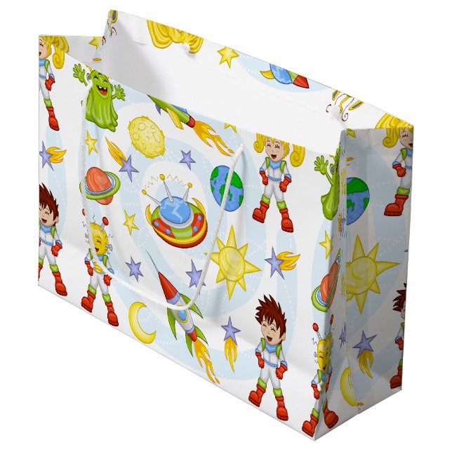 Space Kids Gift Bag (Front Angled)