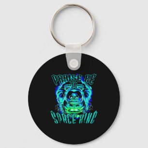 Space King Praise Be Funny  Key Ring