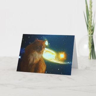 Space Kitty Card