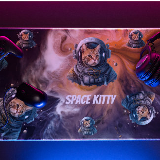Space Kitty Deskmat