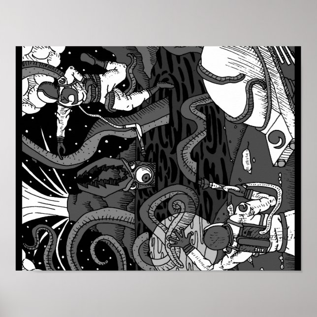 Space Kraken Poster (Front)