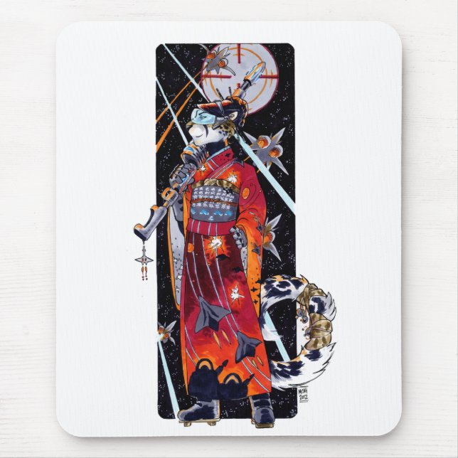 Space Marine Kimono Jaguar Mousepad (Front)