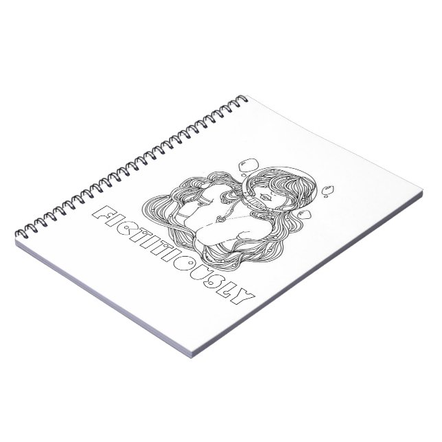 Space Mermaid Notebook (Left Side)
