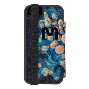 Space Mimosa Golden Nebula Blossom Incipio Watson™ iPhone 5 Wallet Case