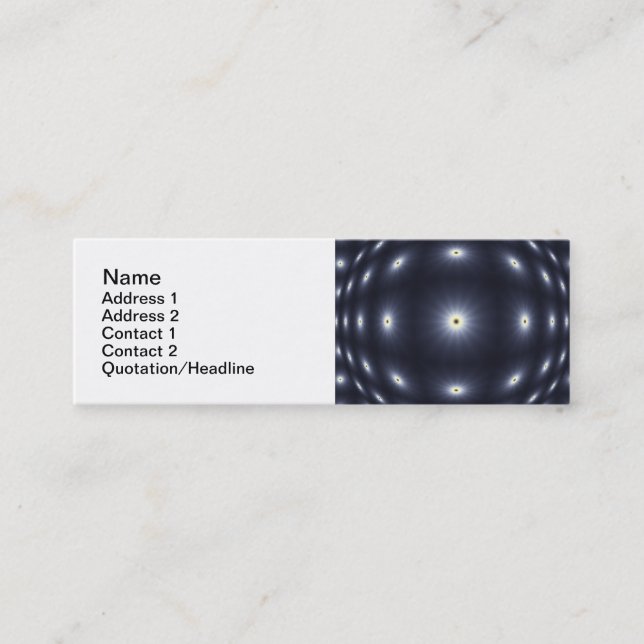 Space Mini Business Card (Front)