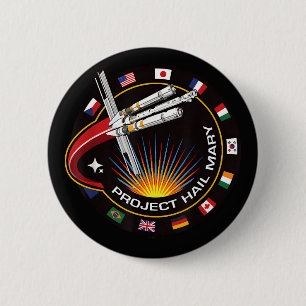 Space Mission Patch 6 Cm Round Badge
